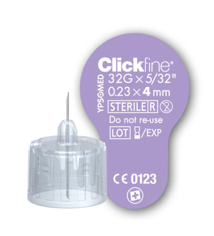 Pensüstli nõel Clickfine 32G 4mm, 100tk - Image 4