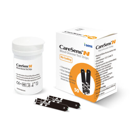 CareSens N glükomeetri veresuhkru testiribad 50tk